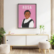 Rosa Parks Black Art African American Contemporary Pop Wall Printed Wall Art Decor Canvas - MakedTee