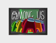 Among Us Inspired Poster Framed Or Printed Print Wall Art Decor Canvas - MakedTee