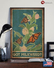 Vintage Monarch Butterflies & Milkweed Got Milkweed? Canvas - MakedTee