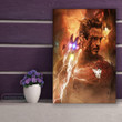 Iron Man Infinity Gauntlet Wall Art Print Canvas Prints - MakedTee