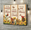 Having Somewhere To Go Is Home Someone To Love Is Family Both Is A Blessing Print Wall Art Canvas - MakedTee