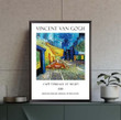 Van Gogh Exhibition Gallery Quality Cafe Terrace At Night Print Wall Art Decor Canvas - MakedTee