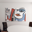 Abstract Jazz City Vector Art Canvas Art Wall Decor - MakedTee
