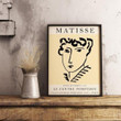 Matisse Exhibition Tete Femme Gallery Art Matisse Woman Printed Wall Art Decor Printed Wall Art Decor Canvas - MakedTee