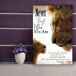 Never Forget Who You Are Simba Lion King Print Wall Art Canvas Prints