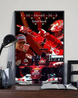 Michael Schumacher Ferrari Legendary Racer Signed Poster Wall Art Print Decor Canvas - MakedTee