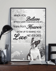 Boston Terriers When You Believe Beyond What Your Eyes Can See Signs From Heaven Printed Wall Art Decor Canvas - MakedTee