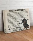 Dachshund Waiting At The Door Poem For Lovers Printed Wall Art Decor Canvas - MakedTee
