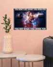 Bodybuilding You Don'T Get What You Wish For You Get What You Work For Print Wall Art Canvas - MakedTee