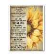Physical Therapist Prayer Sunflower Canvas - MakedTee
