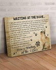 Cat Waiting At The Door Poem Paw Poster For Lovers Canvas - MakedTee