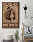 Once Upon A Time There Was A Girl Who Wanted To Become A Hairstylist It Was Me The End Print Wall Art Canvas - MakedTee