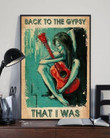 Gypsy Fleetwood Mac Back To The Gypsy That I Was Girl With Guitar For Fan Print Wall Art Decor Canvas Poster Canvas - MakedTee