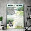 Schnauzer Waiting At The Door Poem For Dog Lovers Wall Art Print Canvas - MakedTee