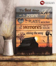 Meaningful The Best Things In Life Are The People We Love Wall Art Print Canvas - MakedTee