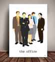 The Office Us Minimalistic Series Movies Print Wall Art Decor Canvas - MakedTee
