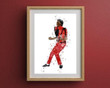 Thriller Musician, Singer Michael Jackson Minimalist Watercolour Printed Wall Art Decor Canvas - MakedTee