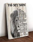 To My Son I Can Promise To Love You For The Rest Of Mine Love Your Mom Print Wall Art Canvas - MakedTee