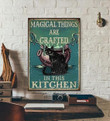 Magical Things Are Crafted In This Kitchen Halloween Print Wall Art Decor Canvas - MakedTee