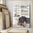 Dobermans When You Believe Beyond What Your Eyes Can See Signs From Heaven Canvas - MakedTee