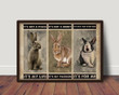 Rabbits It'S Not A Phase It'S Not A Hobby It'S Not For Everyone Printed Wall Art Decor Canvas - MakedTee