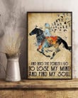 And Into The Forest I Go To Lose My Mind And Find My Soul Horsing Riding Print Wall Art Canvas - MakedTee