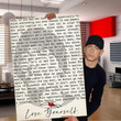 Eminem Lose Yourself Lyrics Signed For Fan Wall Art Print Canvas - MakedTee