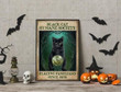 Black Cat Humane Society Placing Familiar 1692 Halloween Printed Wall Art Decor Canvas - MakedTee