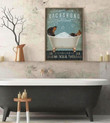 Dachshund Bath Soap Wash Your Paws Wall Art Print Canvas - MakedTee