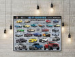 Ford F Series Evolution Wall Art Print Canvas - MakedTee