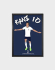 Harry Kane Tottenham Hotspur Fc Number 10 Print Wall Art Decor Canvas - MakedTee
