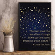 Winnie The Pooh Sometimes Smallest Things Take Up The Most Room In You Heart Print Wall Art Canvas - MakedTee