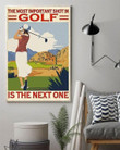 Golfing Lovers Golfer The Golf Course Is Calling And I Must Go Wall Art Print Canvas - MakedTee