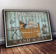 German Shepherd Laundry Wash And Dry All Fur Varieties Canvas - MakedTee