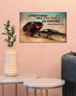 Car Everything Will Kill You So Choose Something Fun Print Wall Art Canvas - MakedTee