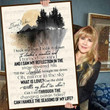 Stevie Nicks Landslide Lyrics Forest Wall Art Print Canvas - MakedTee