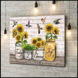 Today I Choose Joy James 1:2 Sunflower Hummingbird Printed Wall Art Decor Canvas - MakedTee