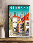 Germany Tranquil Town Best Gift For Lovers Print Wall Art Decor Canvas - MakedTee