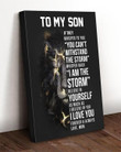 To My Son I Believe In You I Love You Forever & Always Mom Canvas - MakedTee