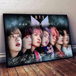 Bts Band Map Of The Soul 7 Album All Members Signature For Kpop Fan Poster Wall Art Print Decor Canvas - MakedTee