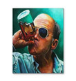 Jim Lahey Drink Wine Wall Art Print Decor Canvas - MakedTee