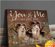 Personalized Name Text You And Me We Got This Marco Polo Ram Hunting Hanging Wall Art Decor Wall Art Canvas - MakedTee