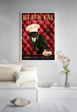 Black Cat Coffee Co Purrrfectly Delicious Home Decor Printed Wall Art Decor Canvas - MakedTee