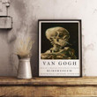 Van Gogh Exhibition Skull Of A Skeleton Print Wall Art Decor Canvas - MakedTee