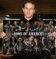 Sons Of Anarchy Casts'S Signatures For Fans Canvas - MakedTee