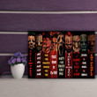 Horror Slasher Movies Characters Quote; Jason Voorhees, Michael Myers, IT Matte Canvas Prints