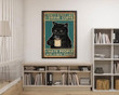 That'S What I Do I Hate People And I Know Things Black Cat Home Decor Printed Wall Art Decor Canvas - MakedTee