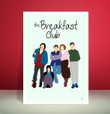 The Breakfast Club John Hughes Minimalist Movie Print Wall Art Decor Canvas - MakedTee