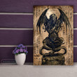 Cthulhu Hp Lovecraft Necronomicon Poster Canvas Prints | MakedTee