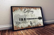 Foo Fighters Everlong Ive Waited Here For You Lyric Guitar Typography Wall Art Print Canvas - MakedTee
